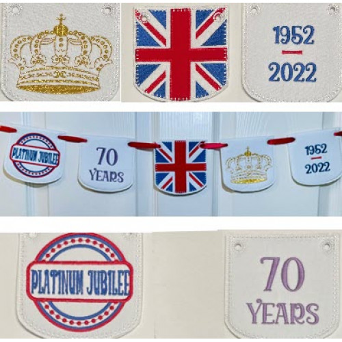 Platinum Jubilee Bunting 4x4